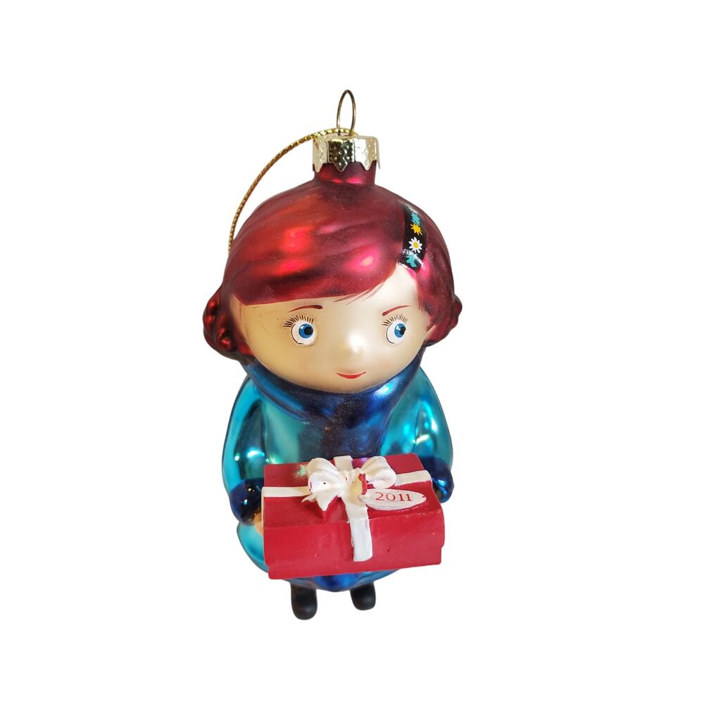 Glass Blown Ornament - Yes Virginia